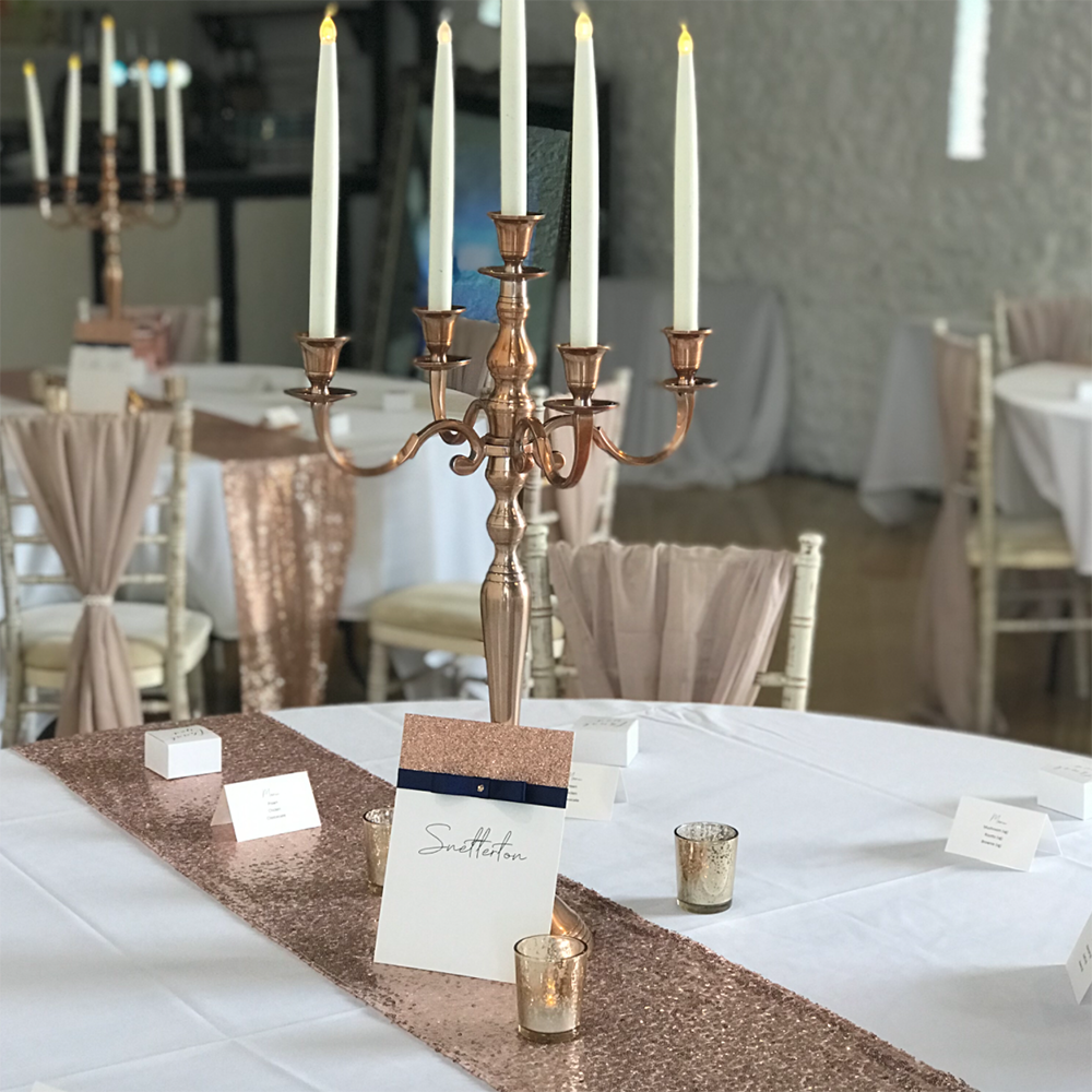 60cm copper candelabra