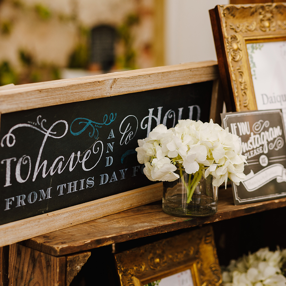 Crates & signage