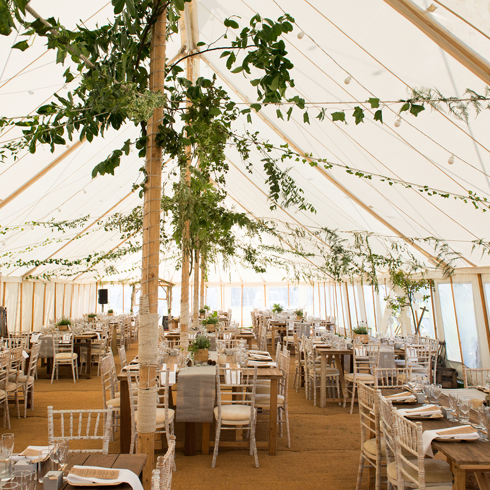 Eloise and Ash dining tent